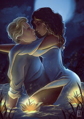 Halfbody Couple Render